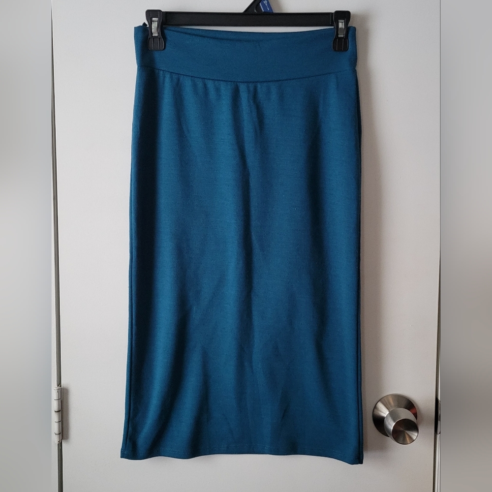 Azules Teal Blue Skirt